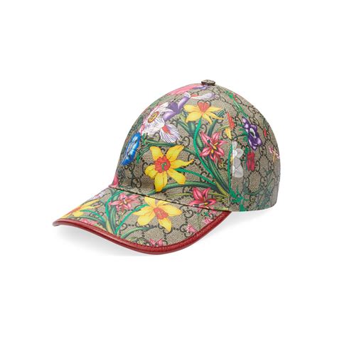 casquette gucci fleur homme|casquette gucci homme luxe.